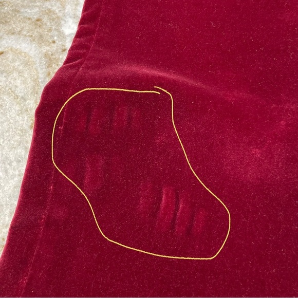 Ralph Lauren Black Label Burgundy Red Velvet Straight Leg Pants - Picture 11 of 13